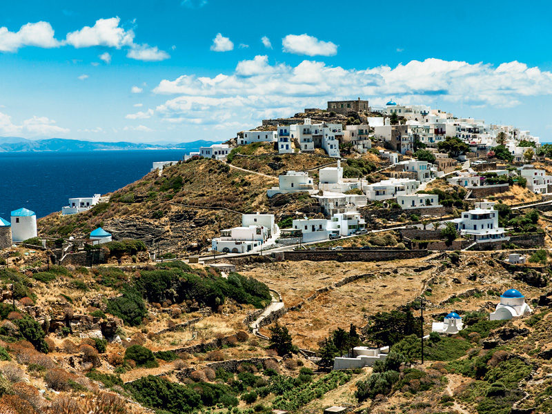 Scenery of the island of Sifnos